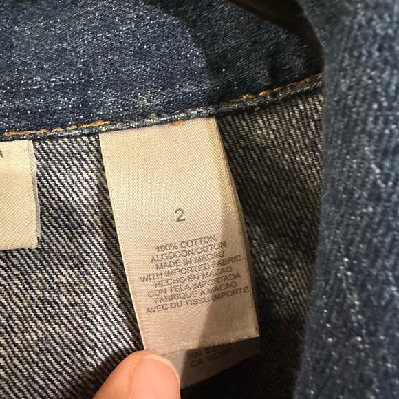 Liz Claiborne Villager Blue Denim Jacket - Picture 3 of 7